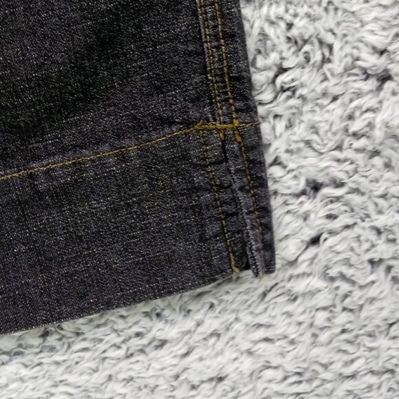 Levi's Outback Wide Leg Capri Women's 12. Black Stretch Denim. 4 Pocket. - Picture 5 of 10